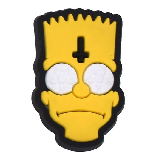 Bart Bugged Out Eyes Simpsons Shoe Charm