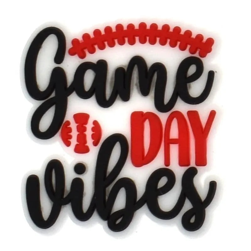 Baseball Game Day Vibes Shoe Charm