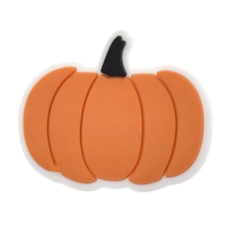 Pumkin Orange Shoe Charm