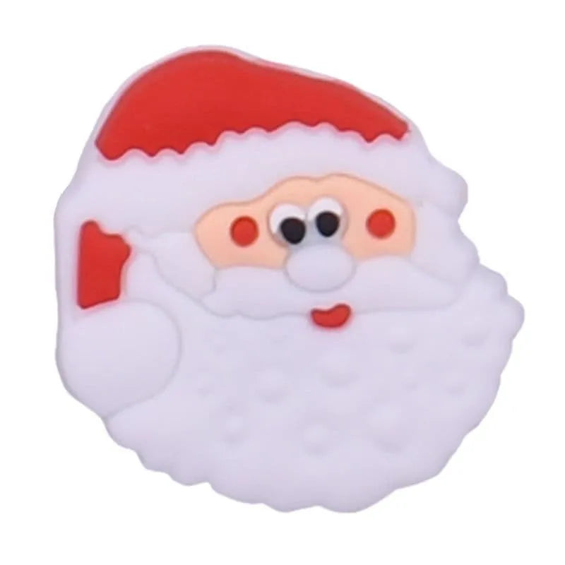 Santa'S Face Shoe Charm