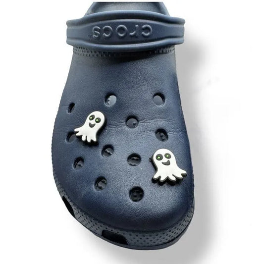 Ghostly Ghoul White shoe charm
