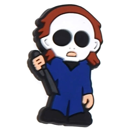 White Face Ghoul Shoe Charm