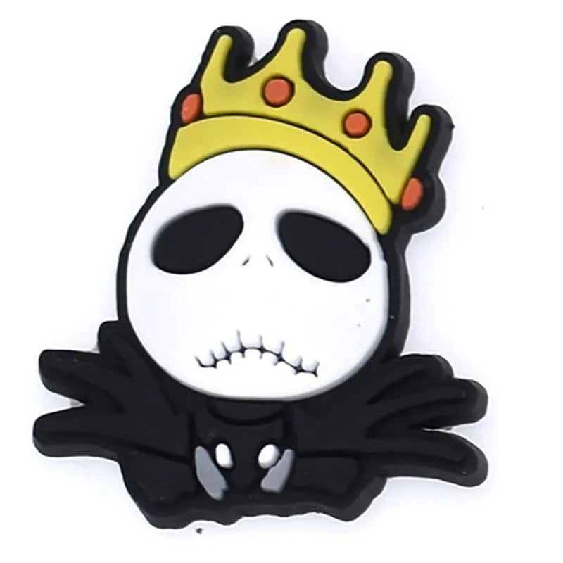 Jack Skellington Crown Shoe Charm