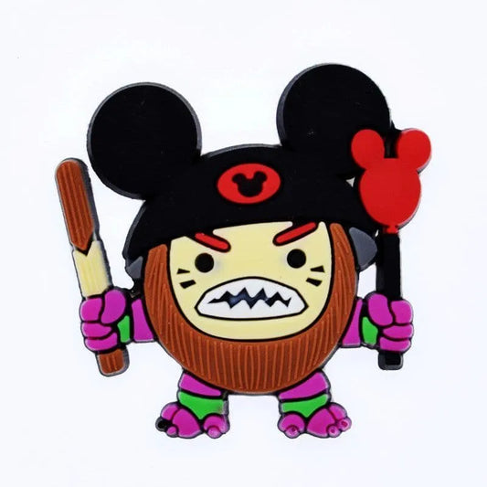 Angry viking with Disney hat shoe charm
