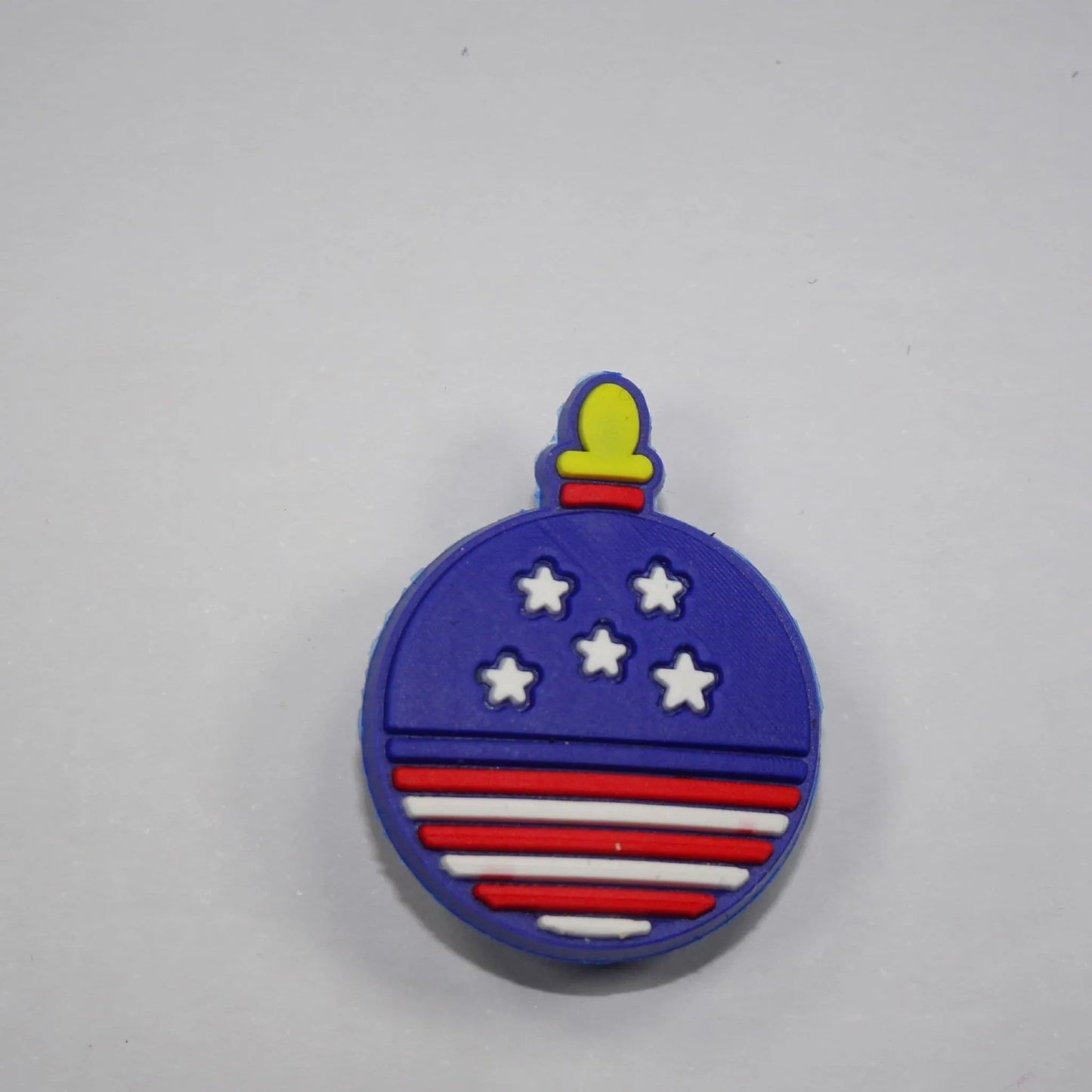 Blue Bauble Shoe Charm
