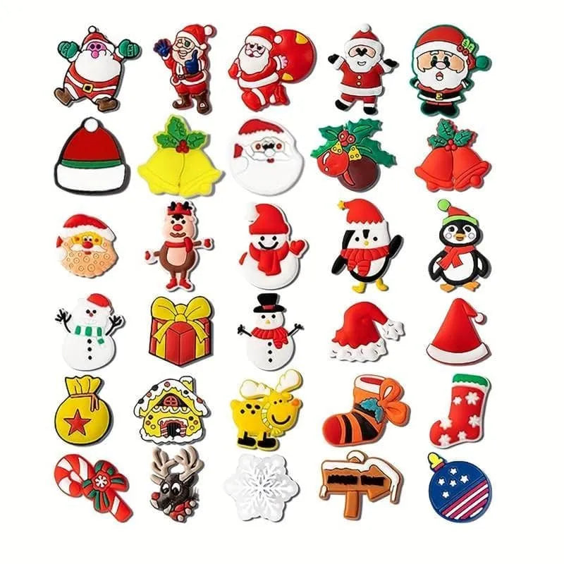 30 Christmas Assortment Shoe Charm