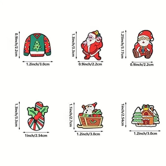 30 Christmas Assortment Shoe Charm