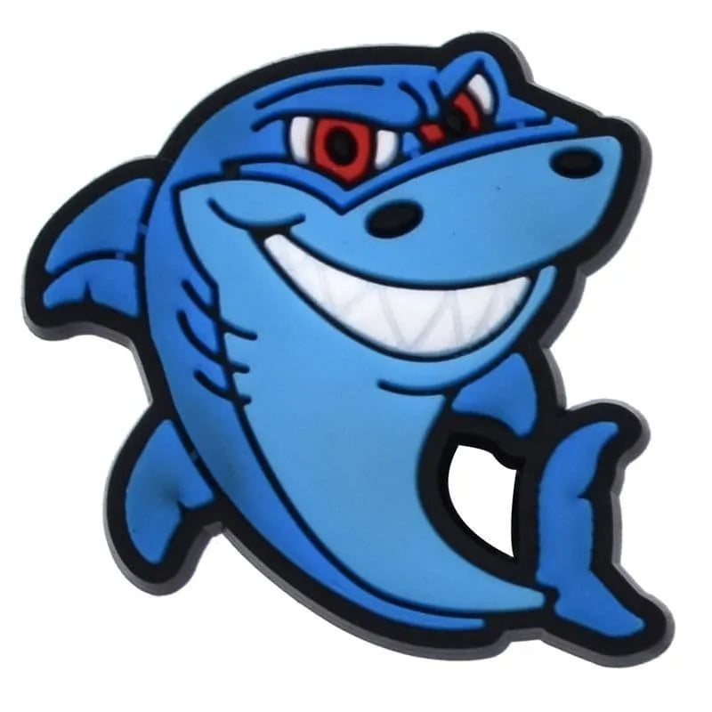 Angry Sharks Shoe Charm