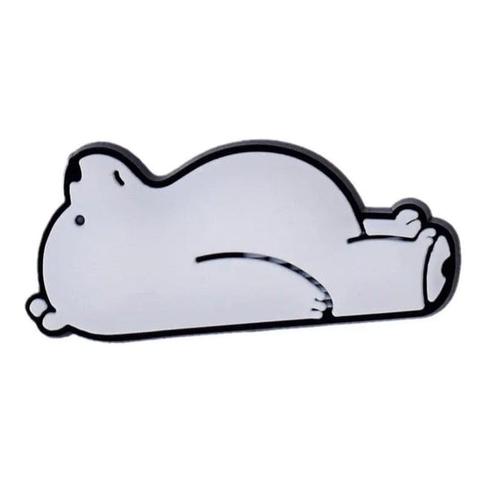 White Bear Shoe Charm