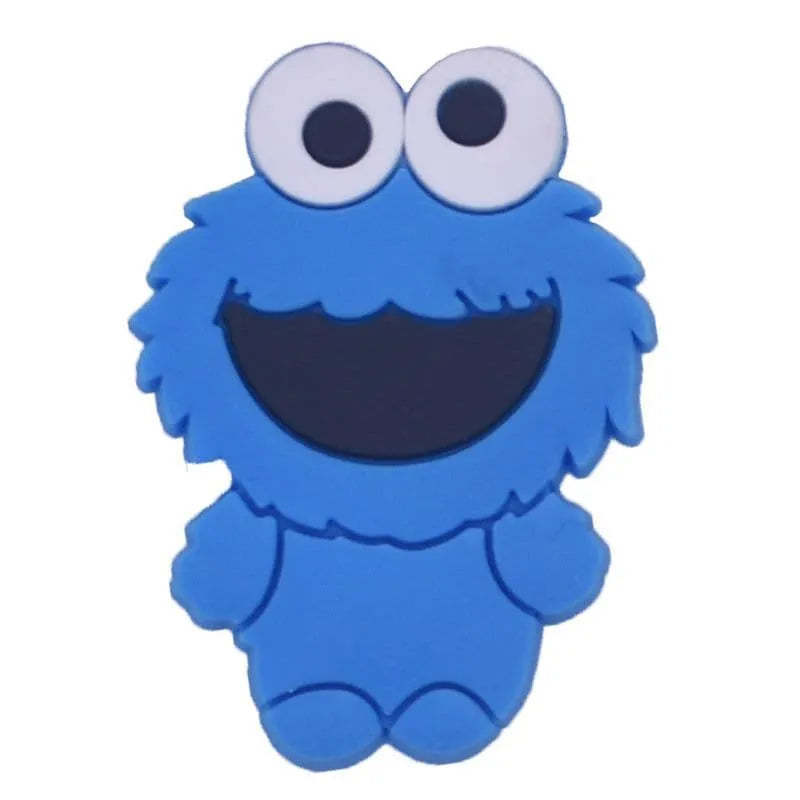 Cookie Monster From Sesame Street Shoe Charm