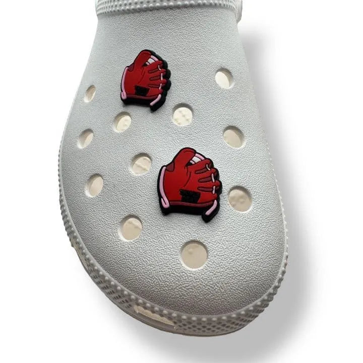 Catch That Ball Glove Baseball Shoe Charm