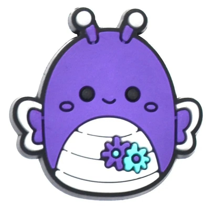 Squishmallow Purple Shoe Charm