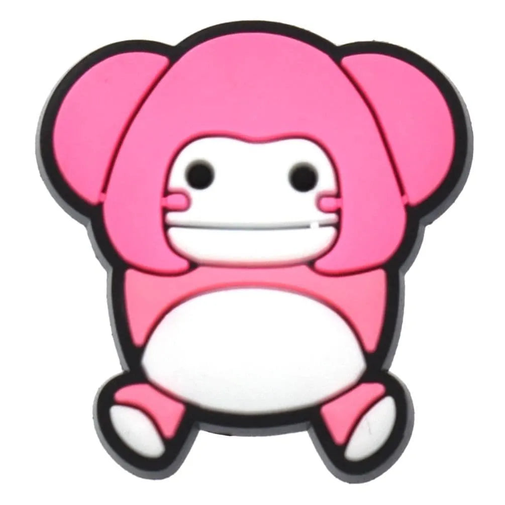 Squishmallow Pink Monkey Shoe Charm
