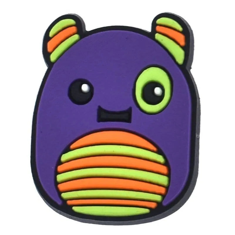 Squishmallow Purple Stripes Shoe Charm