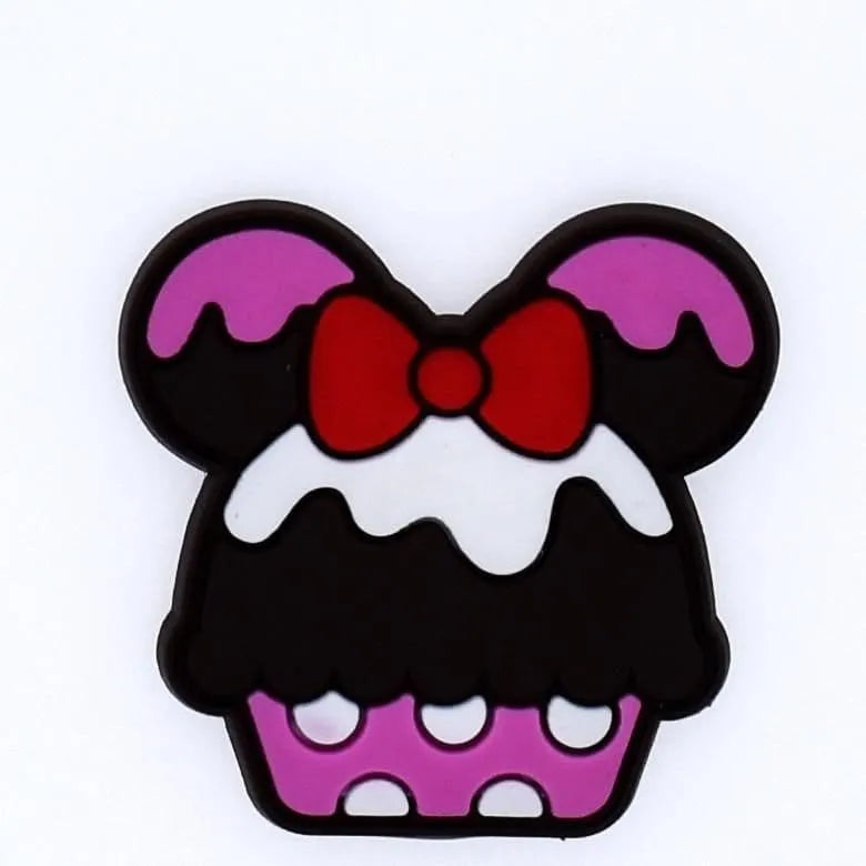 Chocolate Minnie Ice Cream Shoe Charm