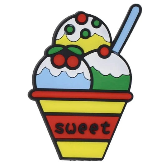 Three Scoop Tub Shoe Charm