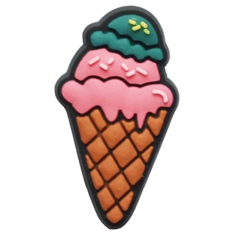 Green Blob Cornet Shoe Charm