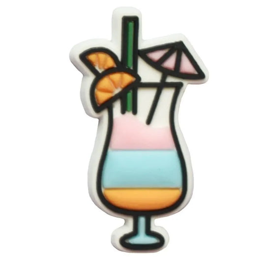 Tropical Cocktail Shoe Charm