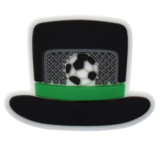 Top Hat Goal Football Shoe Charm