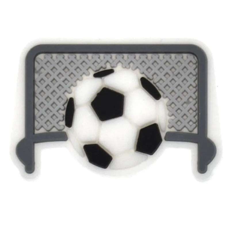Ball Meets Goal Football Shoe Charm
