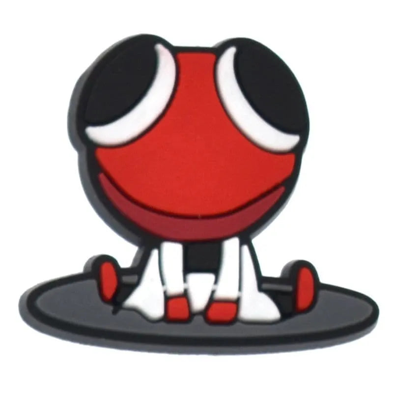 Scientist Big Faceredrainbow Friends Game Shoe Charm