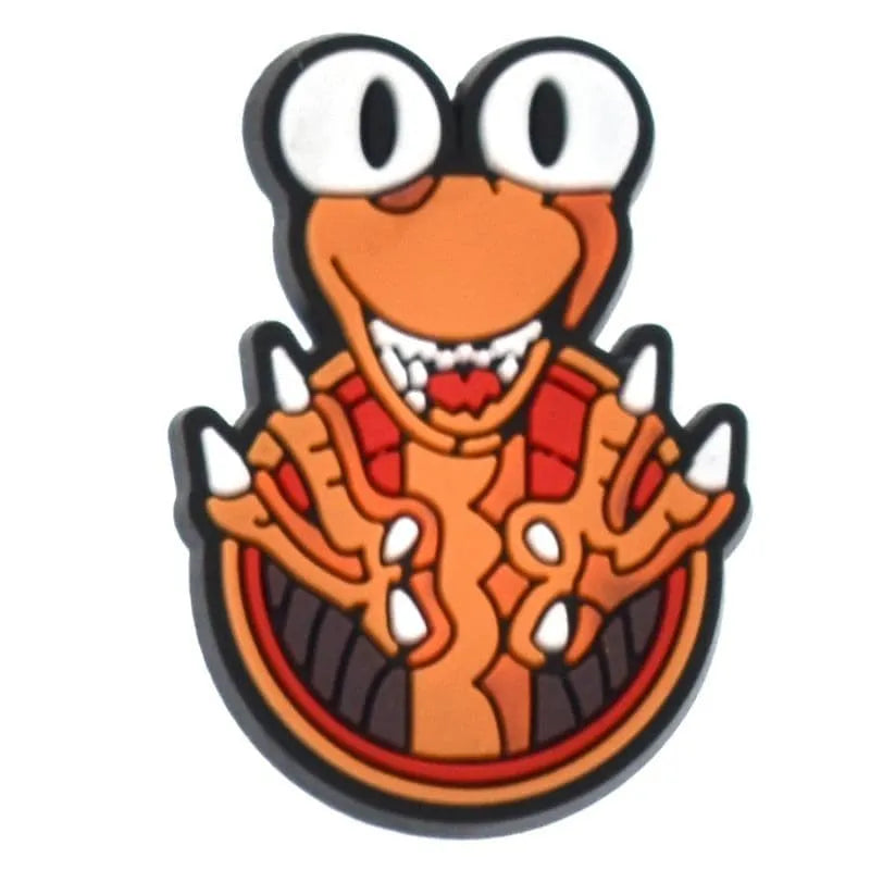 Sharkbeeb Orange Rainbow Friends Game Shoe Charm