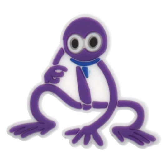 The Roblox Purple Rainbow Friends Game Shoe Charm