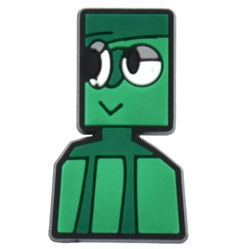 Zeanco Villian Torso Green Rainbow Friends Game Shoe Charm