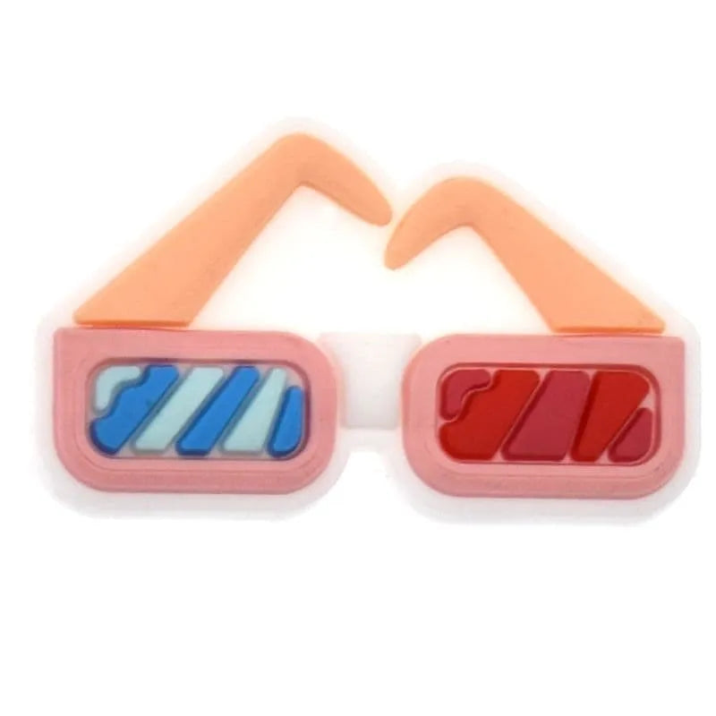 3D Special Effect Glasses At The Cinema Shoe Charm