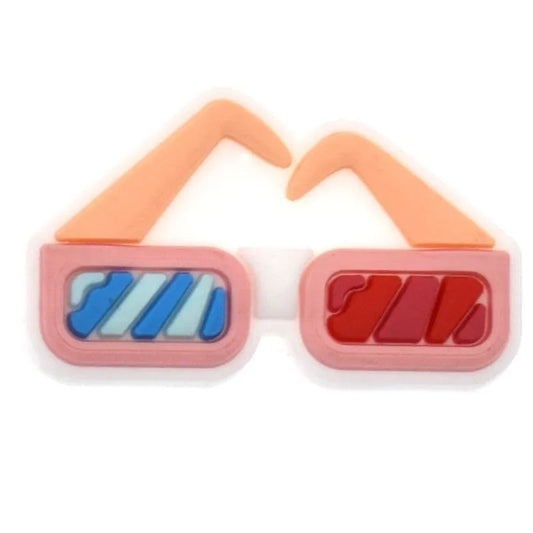 3D Special Effect Glasses At The Cinema Shoe Charm