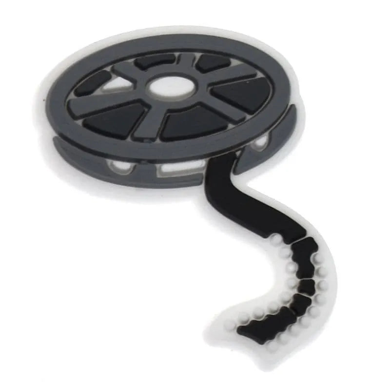 Reel Of Film Make A Movie & At The Cinema Shoe Charm