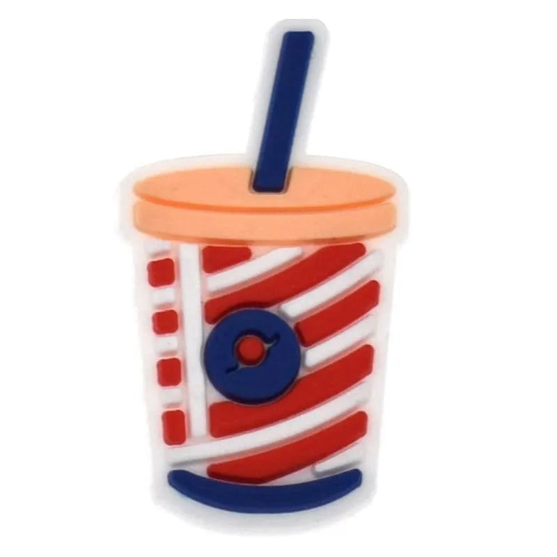 Slurp A Drink At The Cinema Shoe Charm