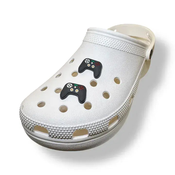 Games Controller Black Gaming Shoe Charm