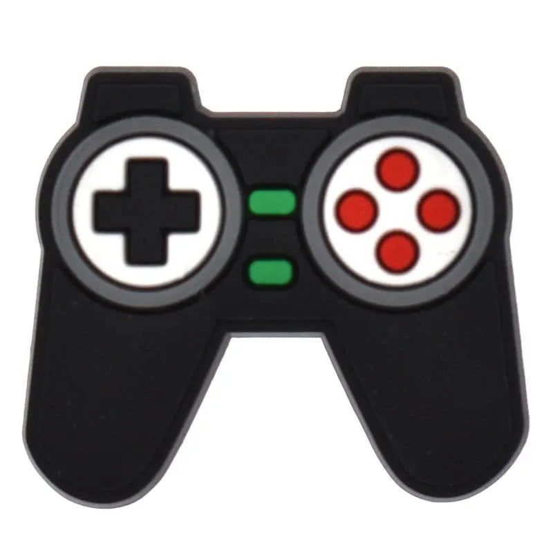 Playstation Controller Black Gaming Shoe Charm