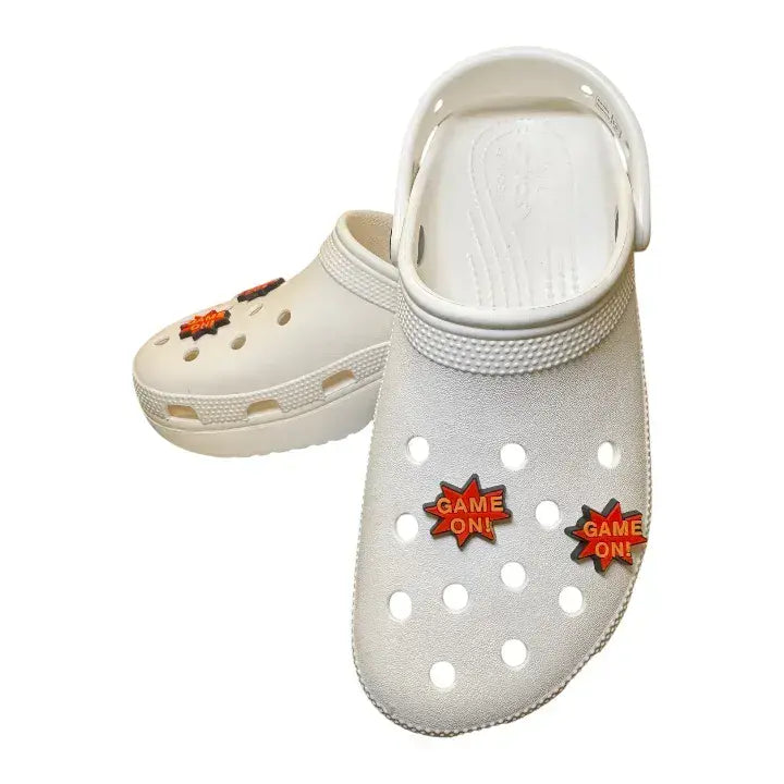 Game On Sign Gaming Shoe Charm