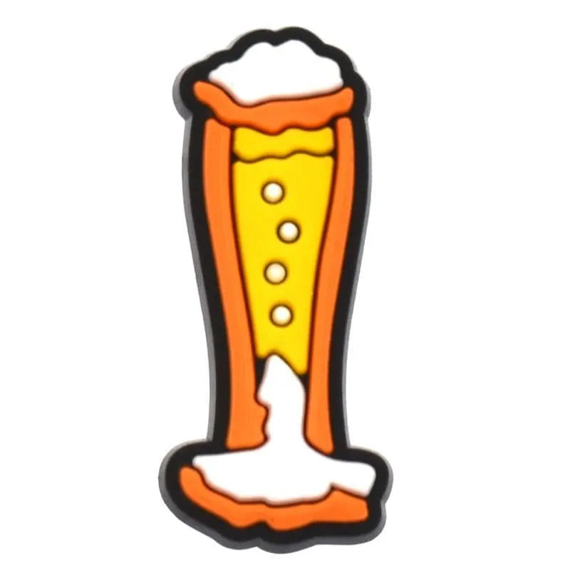 Pilsner Glass Full Of Lager Beer Shoe Charm