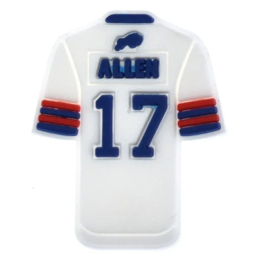 Allen 17 Football Shirt Shoe Charm