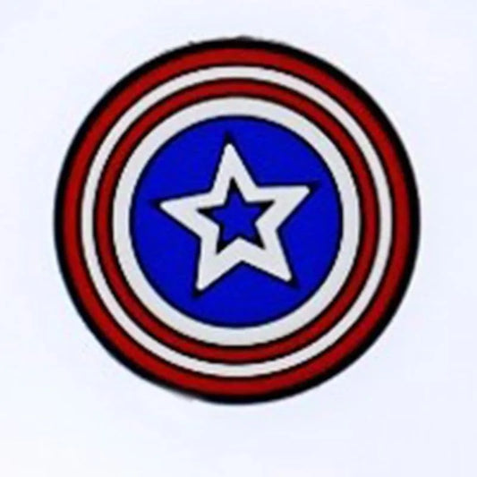 Thor Blue Star Shield Badge Logo Shoe Charm