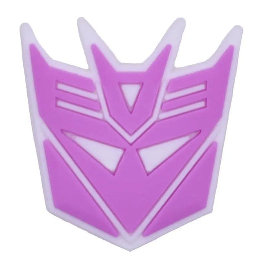 Transformers Insignia Pink Shoe Charm