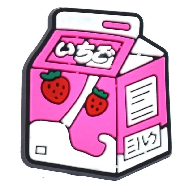 Strawberry Milk Shoe Charm