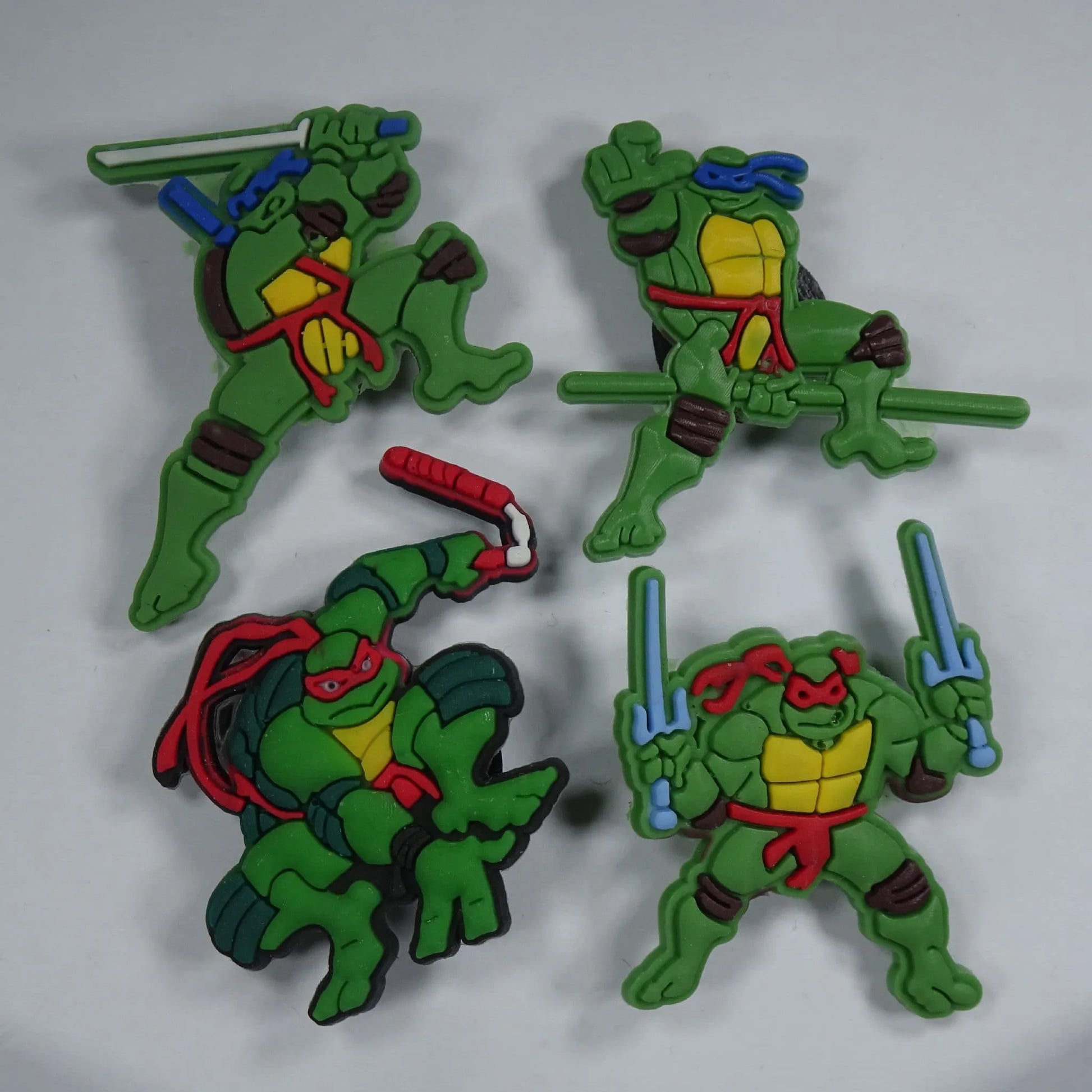 4 Teenage Mutant Ninja Turtles Shoe Charm