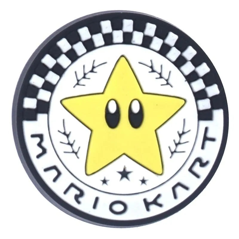 Star Spirit Badge Logo Mario Shoe Charm