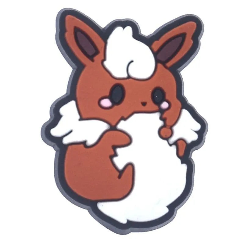 Brown Rabbit Pokemon Shoe Charm
