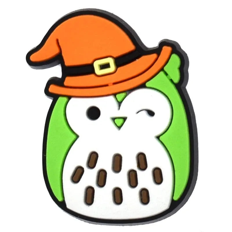 Wizard Owl Squishmallow Shoe Charm