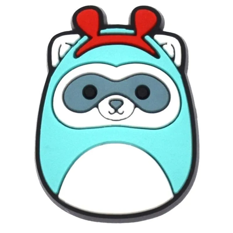 Red Horns Squishmallow Shoe Charm