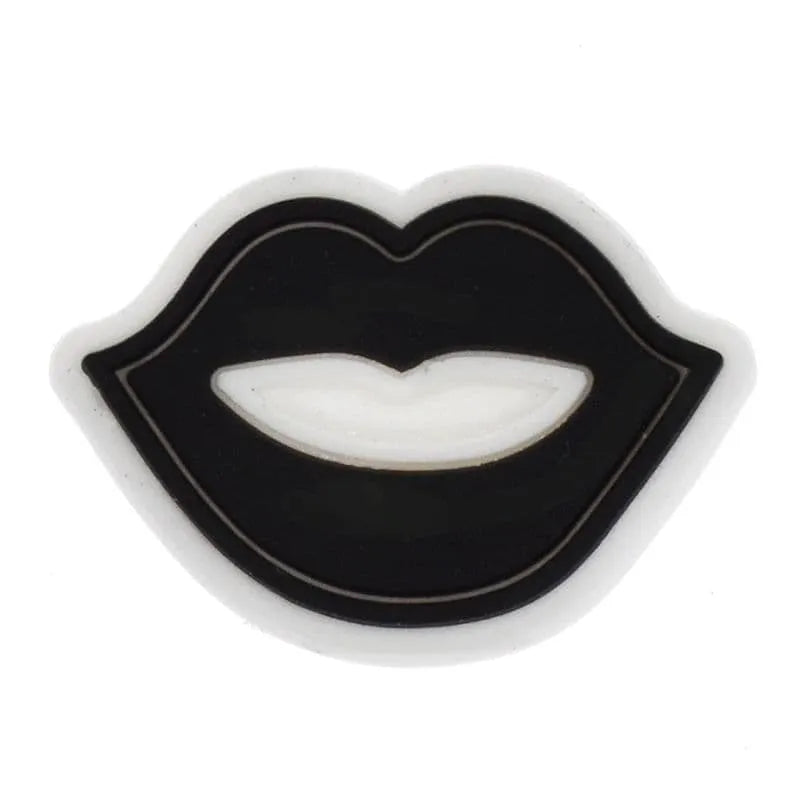Black Lips For Barbie Shoe Charm