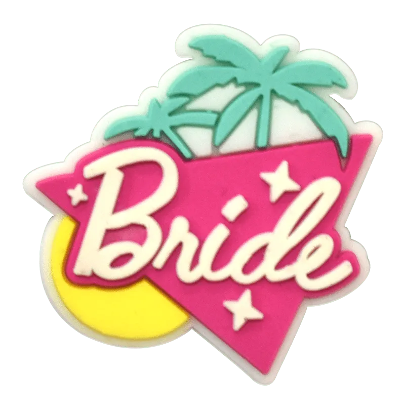 Tropical Bride Sign Logobarbie Shoe Charm