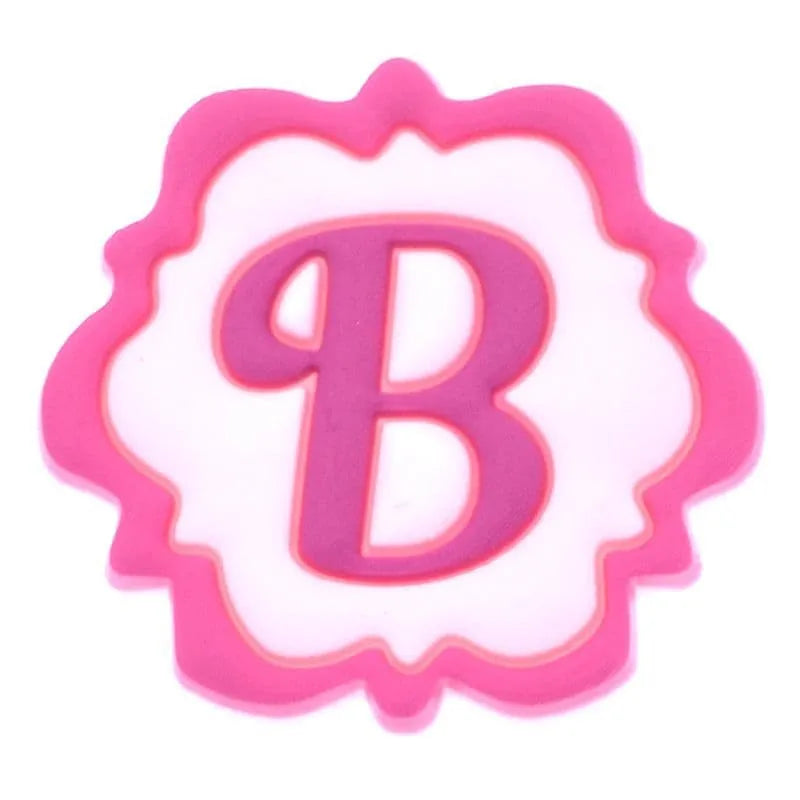 Framed B Logo Sign Barbie Shoe Charm