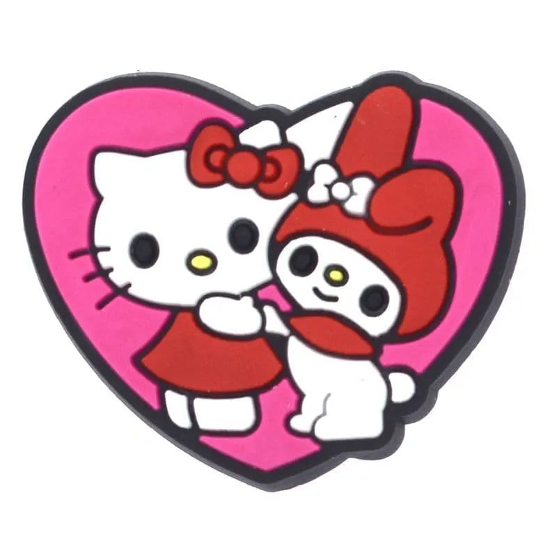 Kitty & My Melody Heart Miss Kitty Shoe Charm