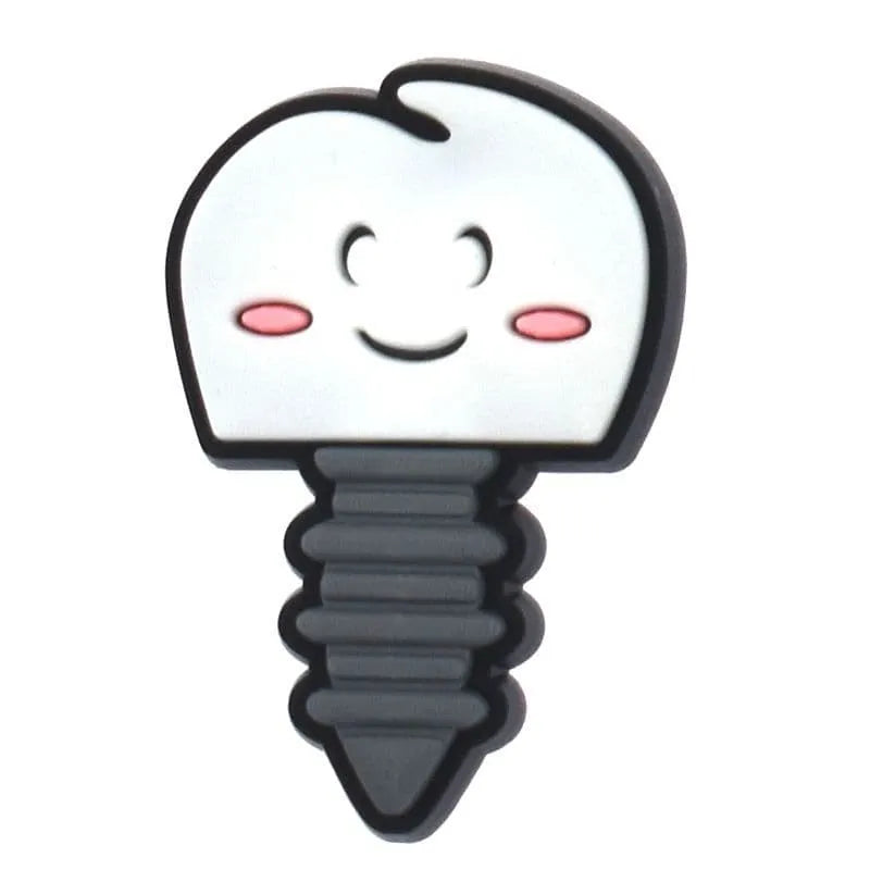 Tooth Implantat The Dentist Shoe Charm
